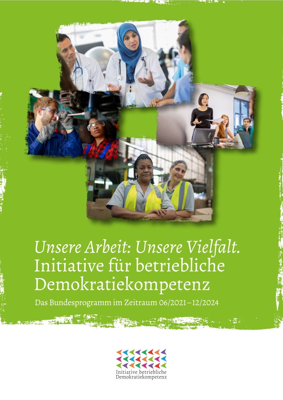 Titelseite des Abschlussberichtes der Initiative für betriebliche Demokratiekompetenz.
